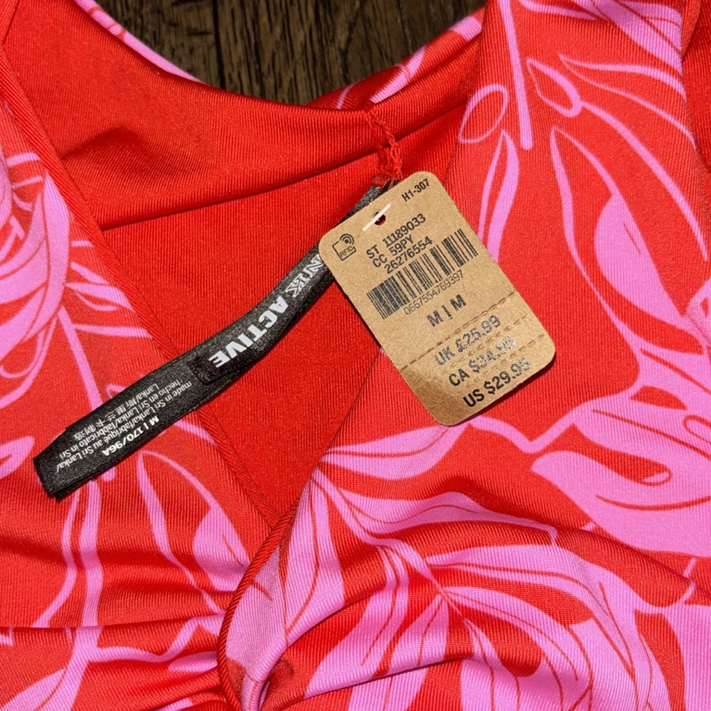 PINK ACTIVE SWIM TOP - Picture 5 of 7